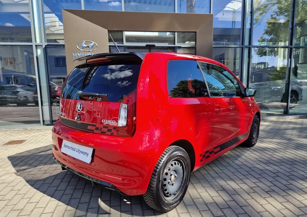 Skoda Citigo cena 32900 przebieg: 75000, rok produkcji 2018 z Tuchów małe 92